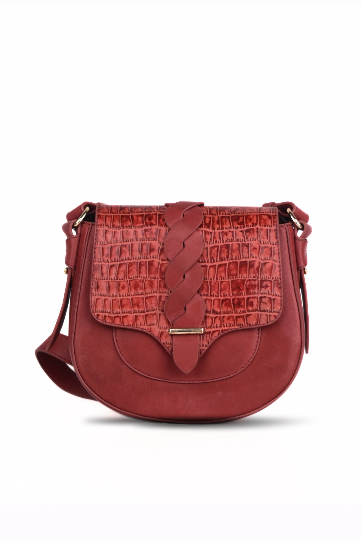 Verona Croc Crossbody Bag