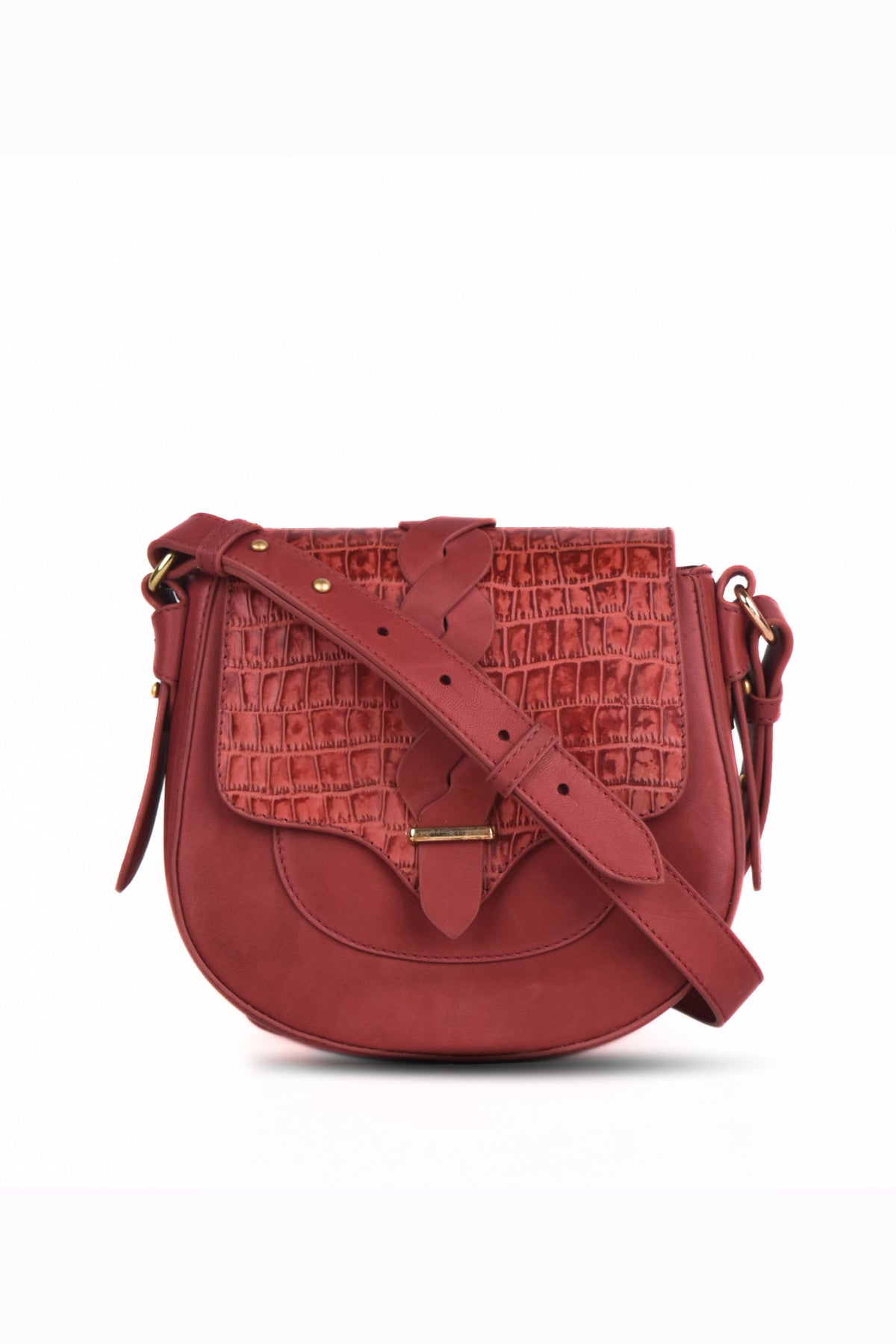 Verona Croc Crossbody Bag
